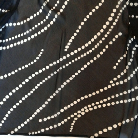 Donna Ricco Kimono Style Coverup Semi Sheer Top - Picture 8 of 8